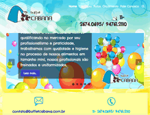 Tablet Screenshot of buffetcabana.com.br